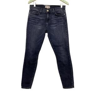 Current Elliott Jeans 29 0 The Stilletto Black Catscratch Destroy Fits 31x28
